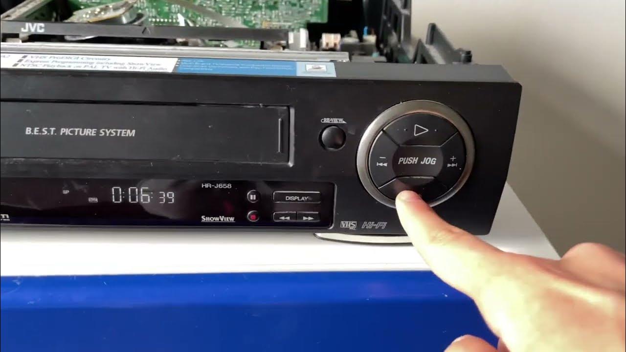 JVC VCR Fast forward works now! YouTube