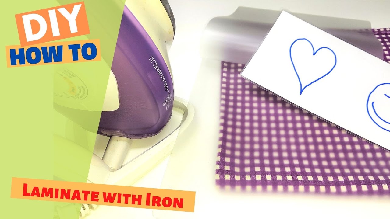 Laminate with Iron  How to laminate even without a laminator 