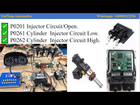 Hyundai Accent Check ECU signal control Injector - P0201 Injector Circuit/Open