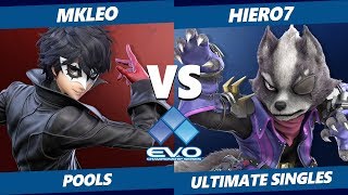 EVO 2019 SSBU - FOX | MkLeo (Joker) Vs. Hiero7 (Wolf) Smash Ultimate Tournament Pools