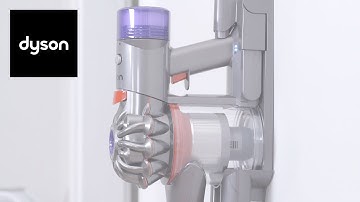 Dyson V8™ Slim cord-free vacuums. Charging your machine