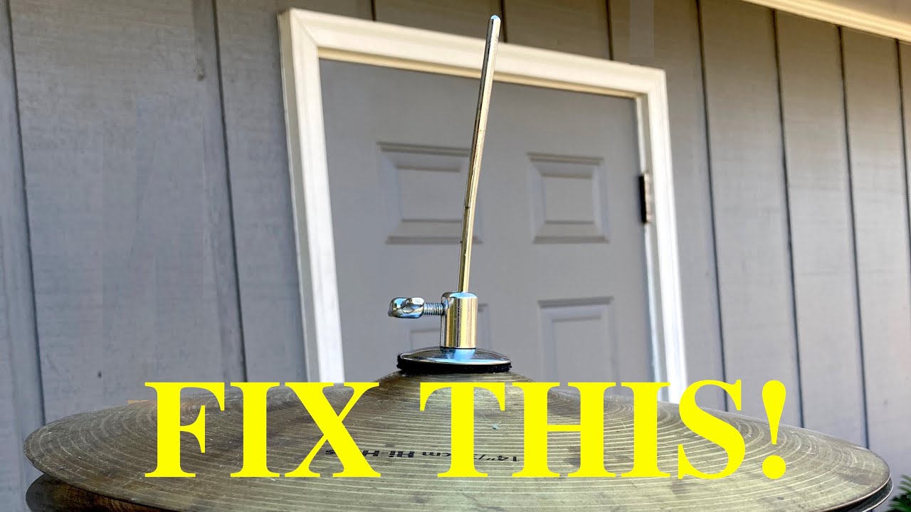 How to Fix a Bent Hi Hat Rod YouTube