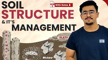 Soil Structure, Classification & Management Of Soil Structure #soilscience #icarjrf #soilphysics