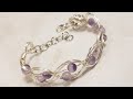 Silver Woven Cuff Bracelet - Eps 430