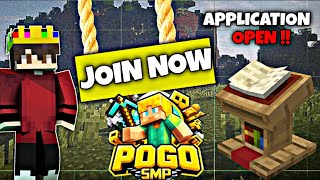 🤩HOW TO JOIN POGO SMP S1 APPLICATION OPEN|| OFFICIAL VIDEO screenshot 2