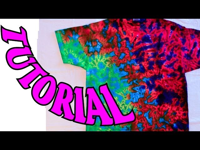 How to Tie Dye a Crinkle or Scrunch Design [Full Tutorial] #11