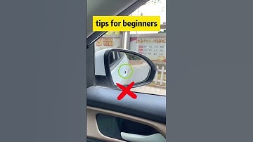 Correctly setting your rearview mirror makes driving safer!#driving #tips #howto  #skills #car