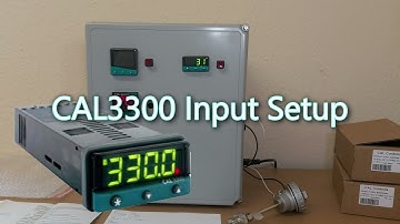 CAL3300 PID Temperature Controller (1/32 DIN) - Thermocouple Input Setup (Type T/B/E/J/K/L/N/R/S)