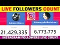 Salman Khan Vs Aishwarya Rai LIVE Instagram Followers Count