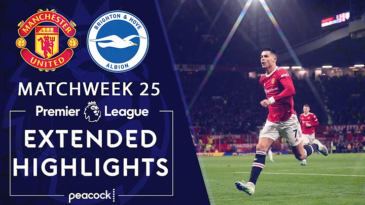 Manchester United v. Brighton | PREMIER LEAGUE HIGHLIGHTS | 2/15/2022 | NBC Sports
