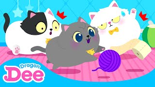 Baby Kittens 🐾 | Baby Animal Songs | Dragon Dee Songs for Children