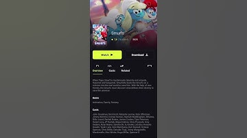 Where can I watch Smurfs movie?