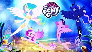 MY LITTLE PONY Princesses Transforms Into Princess Mermaids Surprise Egg and Toy Collector SETC