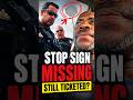 Arrested Over a Missing Stop Sign #police #shorts
