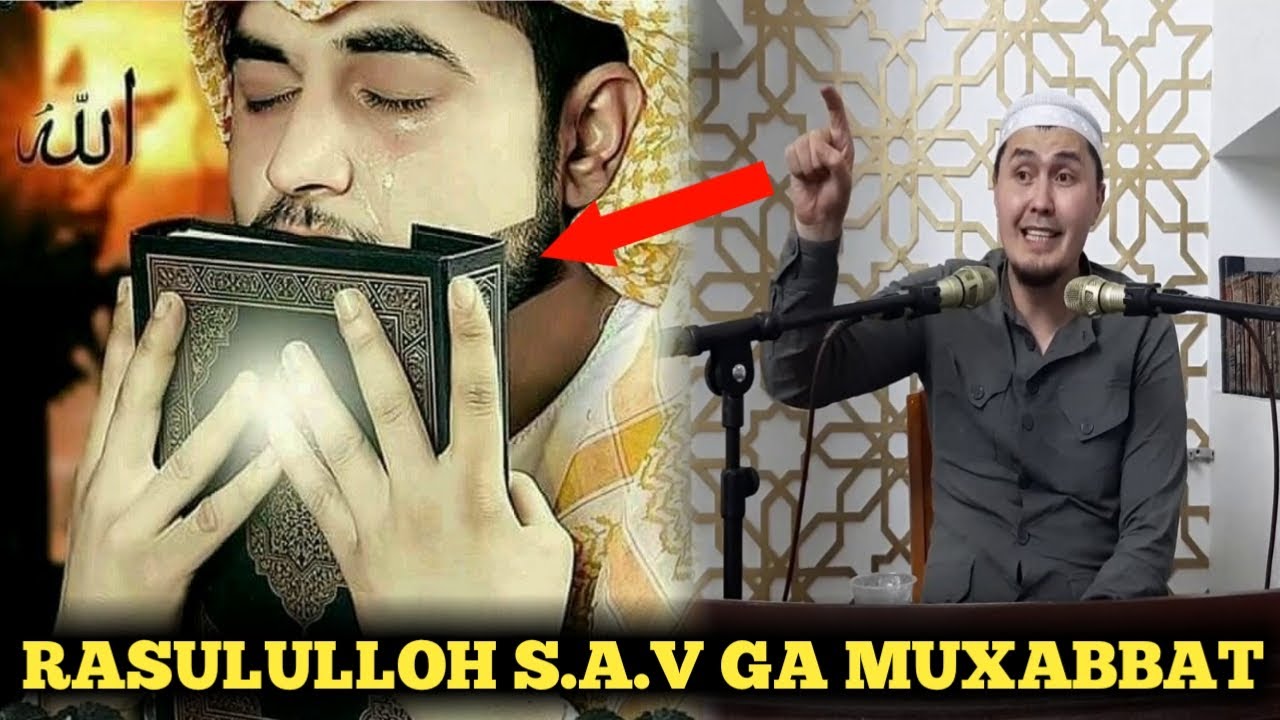 Umar Qori  Rasululloh SAV ga Muhabbat Yiglatadigan Maruza