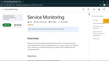 Service Monitoring | #qwiklabs | #cloudwalabanda #CLI