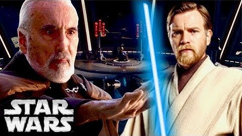 Why Dooku Defeated Obi-Wan So Easily in Revenge of the Sith