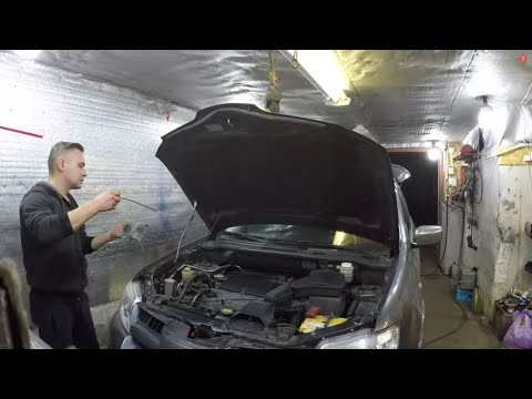 Замена масла,фильтр воздушный,масляный и фильтр салона.Mitsubishi Outlander 4*4 2008.