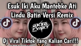 Download Lagu ESUK IKI AKU MANTEBKE ATI • LINDU BATIN - DELONDONG OPO SALAK • DJ INDONESIA REMIX TIKTOK TERBARU🔥 MP3