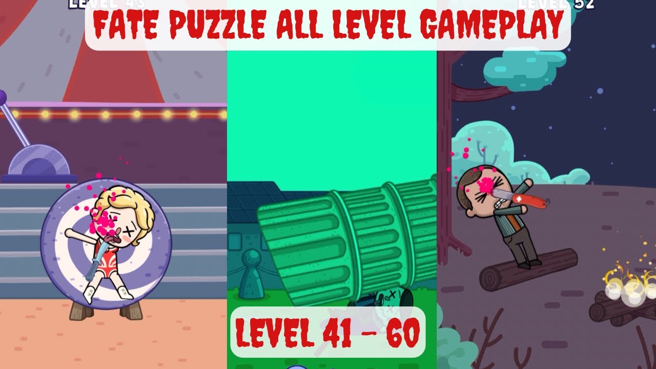 FATE PUZZLE - All Levels (Level 41-60) Gameplay and Solution 