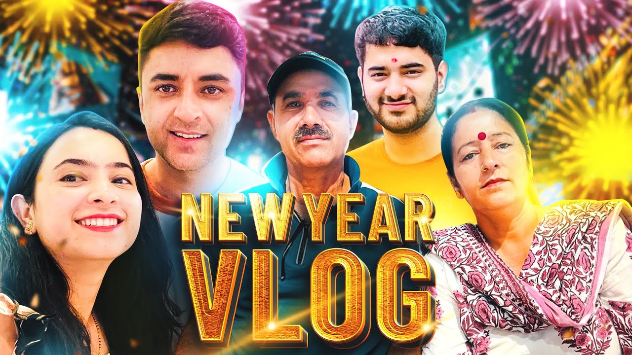 New Year's Vlog with my family ️!! - YouTube