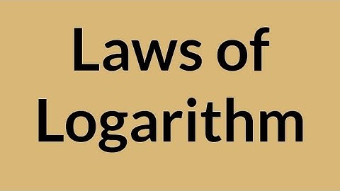 Laws of Logarithm Class 9 Math NBF New Book I Rules of Logarithm | Exponential, Logarithmic Form
