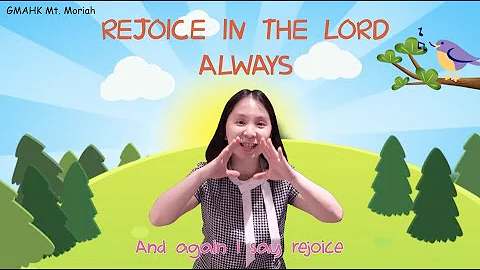 Rejoice In The Lord Always | Action Song | Christian Children Song