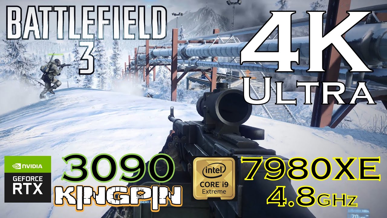 Battlefield 3 Multiplayer | 4K Ultra Settings | RTX 3090 Kingpin Edition | i9 7980XE
