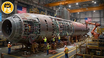 How Are Nuclear Submarines Built? A $3 Billion Engineering Marvel! 🚢💰