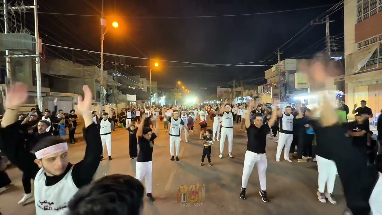 الملا احمد الكعبي & محرم 2025 موكب شباب القاسم(ع) بغداد اهالي المعالف.نزلة شارع المواكب المعالف