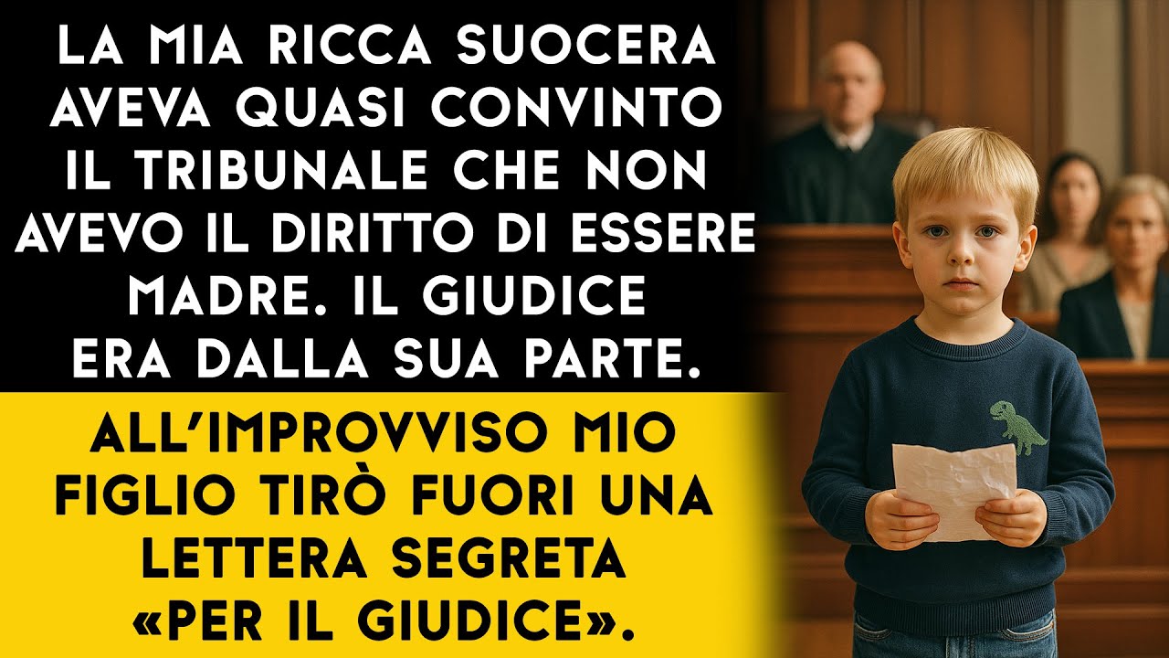 Avevo passato due anni a ricostruire la nostra vita dopo la morte di mio marito, e ora mia suocera era in tribunale per portarmi via mio figlio di sei anni. Mentre il suo avvocato mi dipingeva...