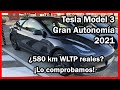 Nos vamos de viaje con Tesla Model 3 Gran Autonomía 2021.Comprobamos autonomía interurbano y autovía