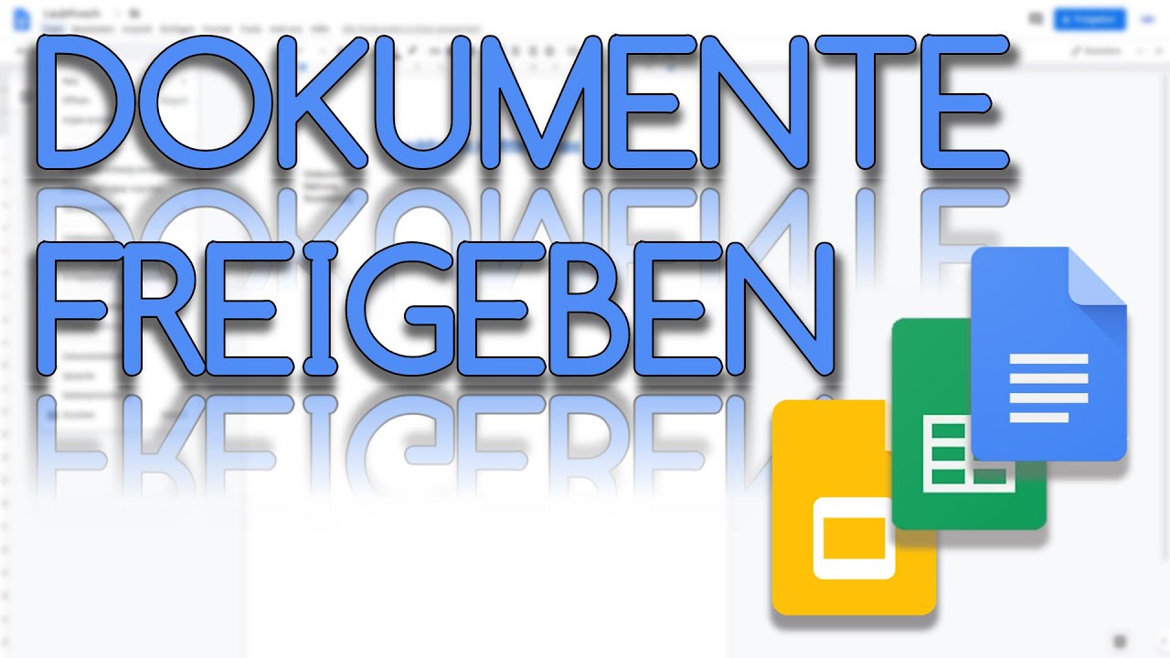 Update Dokumente freigeben mit Google Docs, Sheets \u0026 Slides Tutorial