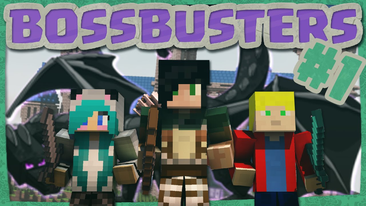 BOSSBUSTERS - Minecraft ITA - Mappa Moddata #1 w/Charlie, Pezzo - YouTube