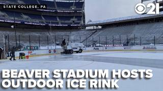 Penn State transforms Beaver Stadium into ice rink for first-ever winter sports weekend