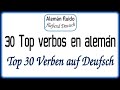 30 top verbos en alemán Conjugación con ejemplos - The 30 most common verbs in German