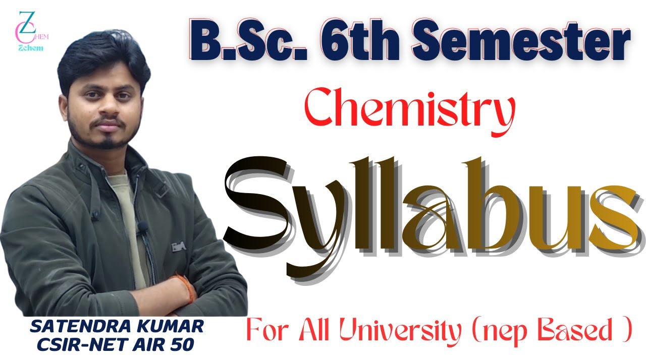 B.Sc 6th semester Chemistry Syllabus || NEP based syllabus || Syllabus for rmpssu & other university
