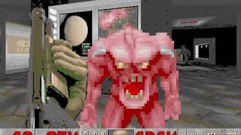 DooM Wads - Whispers of Satan: UV Max playthrough - Covert Operations Facility (MAP06)