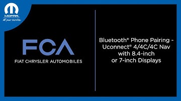 Bluetooth® Phone Pairing - Uconnect® 4/4C/4C Nav With 8.4-inch or 7-inch Displays | How To | 2025