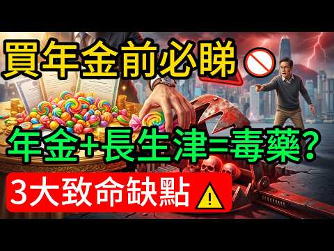 【防伏必睇】買年金博長生津係糖衣毒藥？揭開3大致命財務陷阱，隨時輸間廠！⚠️｜理財真港話#長生津#2026長生津#長者生活津貼#香港年金#私營年金#年金陷阱#退休理財#長生津資產審查#隱藏資產