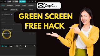 Remove Green Screen in Minutes with Capcut's FREE Chroma Key