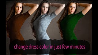 Change dress color in just few minutes Through #photoShop #photoshopexpress #adobe #photoshopedit screenshot 5
