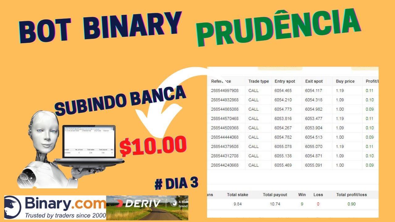 ✅ BOT BINARY LUCRANDO E SUBINDO BANCA BAIXA BOT BINARY.COM PREPARADO PARA LUCRAR