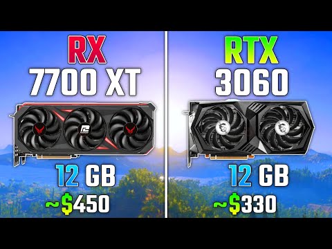 AMD RX 7700 XT vs RTX 3060 | Test in 7 Games