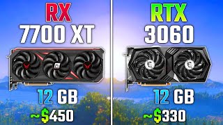 Amd Rx 7700 Xt Vs Rtx 3060  Test In 7 Games