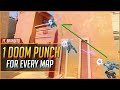 1 DOOMFIST DIAGONAL PUNCH for EVERY MAP ft. Brandito