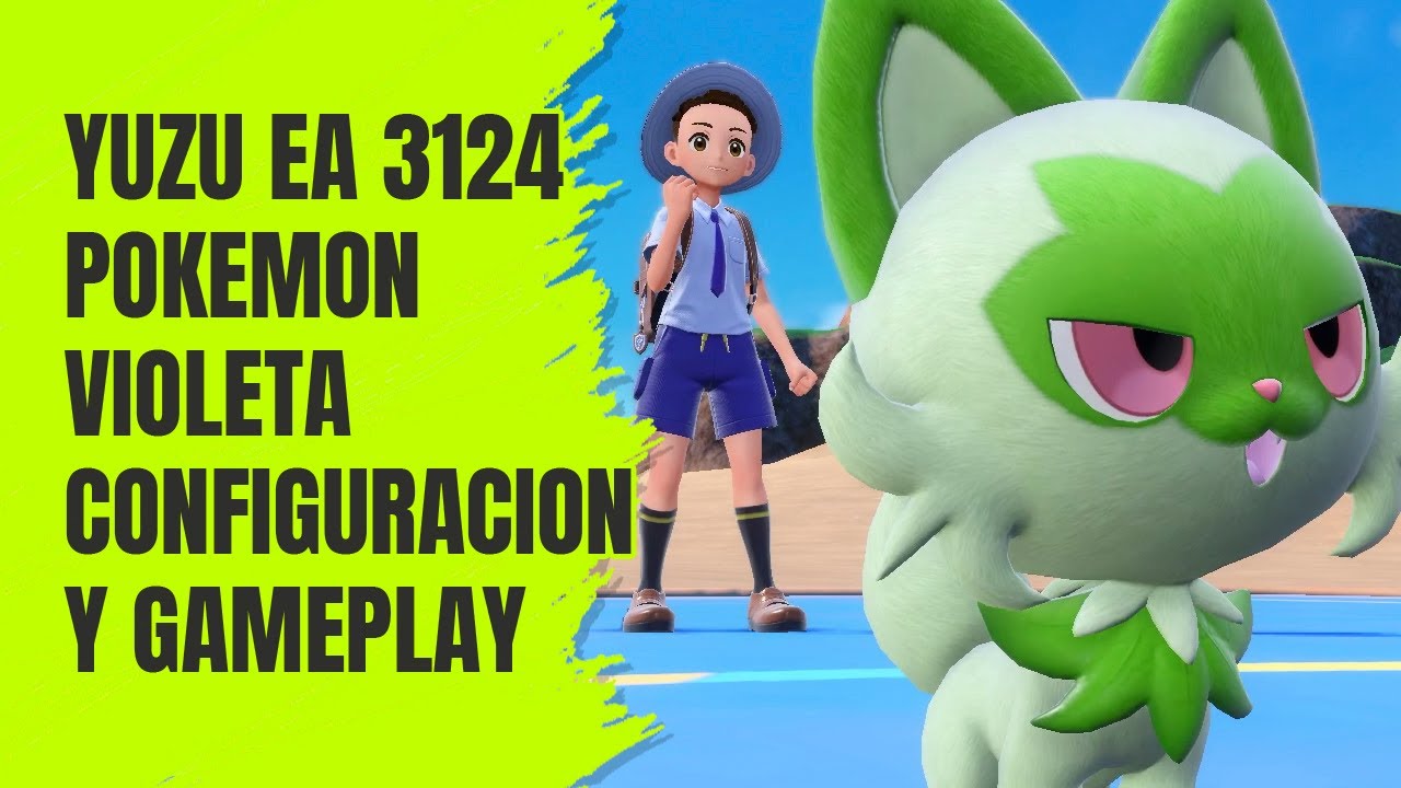 YUZU Pokemon Violeta Configuracion Gameplay GTX 1050TI - YouTube