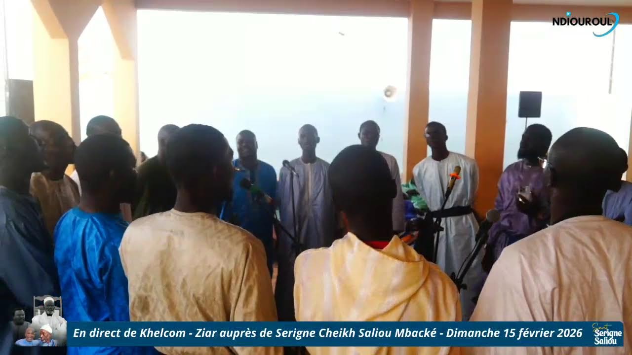 En direct de khelcom -Ziar auprès de Serigne Cheikh Saliou Mbacke- Dimanche 15 f
