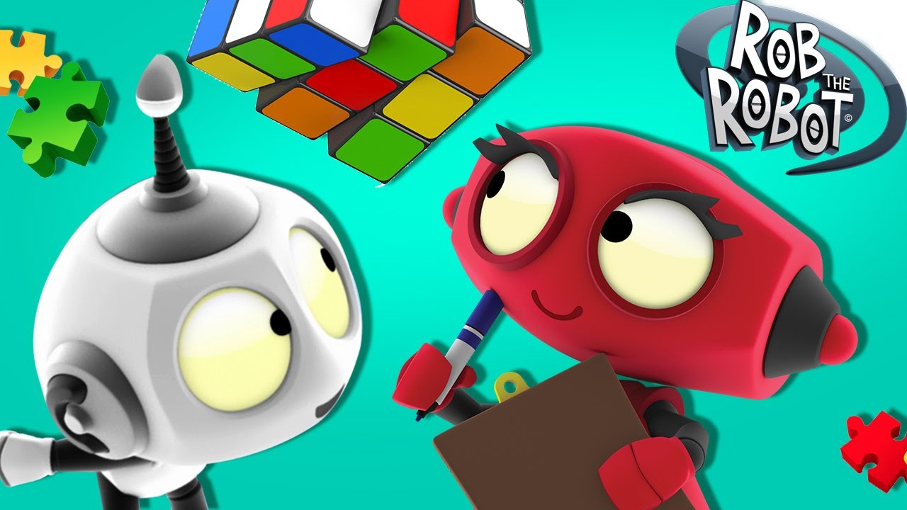 ⁣Learn Solving Puzzles | Preschool Learning Videos | Rob The Robot