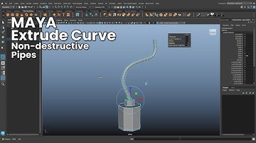 MAYA Extrude Curve: Non-Destructive Extrude Like a Pro
